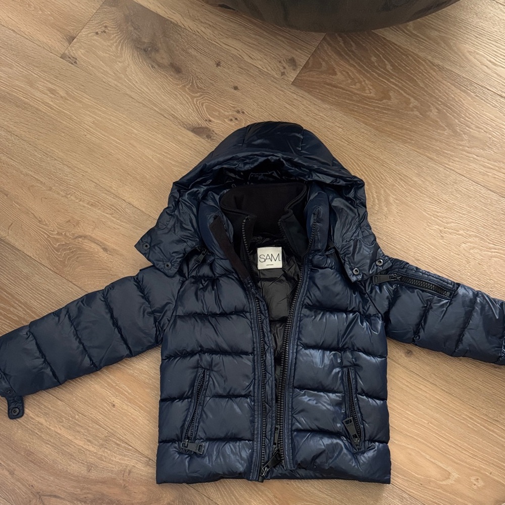 SAM. Kids Puffer Jacket - Deep Blue
